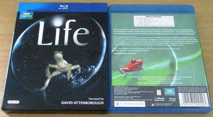 LIFE BBC Earth narrated by David Attenborough BLU RAY