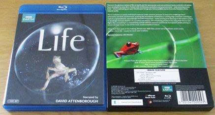 LIFE BBC Earth narrated by David Attenborough BLU RAY
