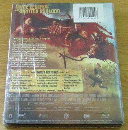 SPARTACUS Blood and Sand Digibook BLU RAY [Blu Ray Shelf]