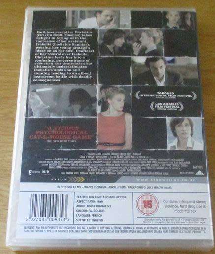 Cult Film: Love Crime Ludivine Sagnier Kristin Thomas DVD [BBox 11] French with English Subtitles