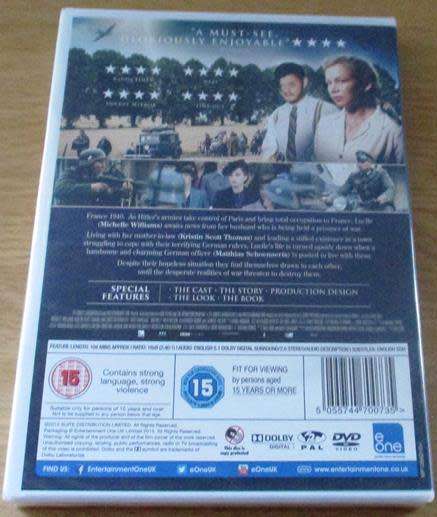 Cult Film: Suite Francaise Kristin Scott Thomas Margot Robbie DVD [BBox 11]