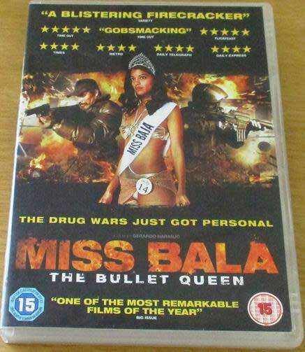 Cult Film: Miss Bala: The Bullet Queen DVD [BBox 12] Spanish with English Subtitles