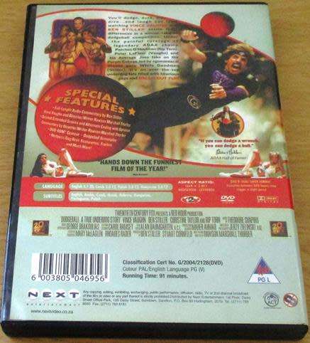 Cult Film: Dodgeball DVD Vince Vaughn Ben Stiller  [BBOX 13]