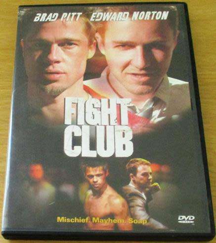 Cult Film: Fight Club DVD Brad Pitt Edward Norton [BBOX 13]