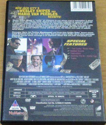 Cult Film: Hard Luck DVD Wesley Snipes Cybill Shepherd [BBOX 13]