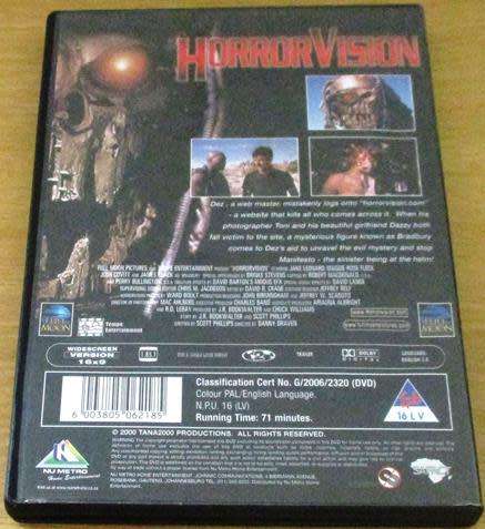 Cult Film: Horror Vision DVD [BBOX 13]