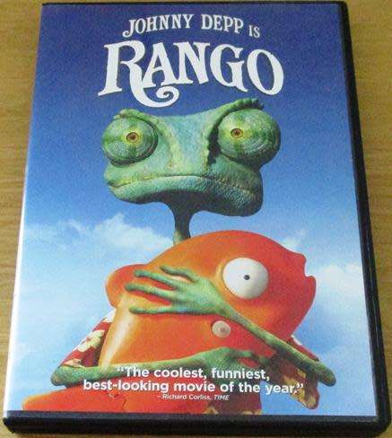 Cult Film: Rango DVD Johnny Depp [BBOX 14]