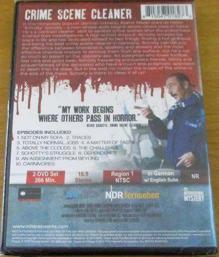 Crime Scene Cleaner DVD [BBOX 15] Crime investigations German with English Subtitles