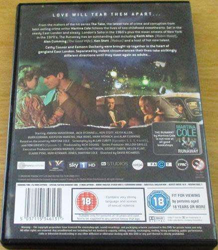 Martin Cole`s The Runaway DVD Crime and corruption [BBOX 15]