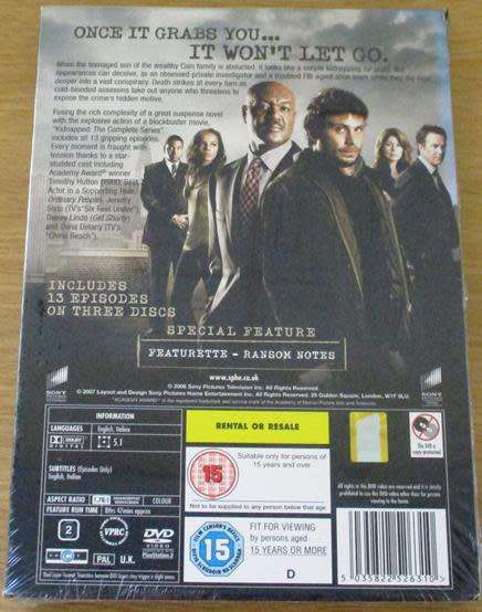 Kidnapped The Complete Series [BBOX 11] English Italian with English Subtitles