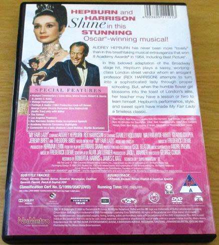 MY FAIR LADY DVD Audrey Hepburn [DVD BBOX 1]
