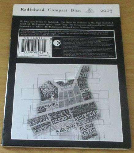 RADIOHEAD Hail to the Thief Special Edition Book CD