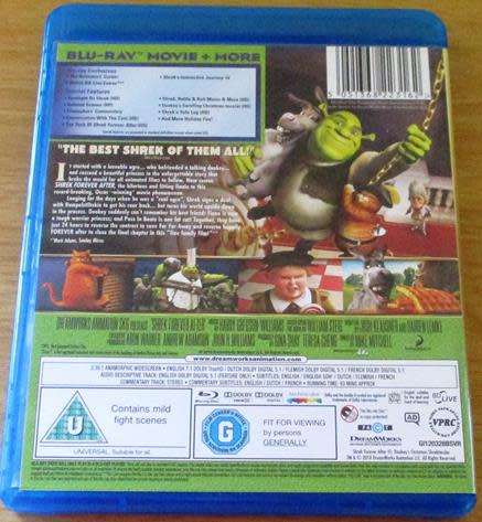 SHREK Forever After The Final Chapter BLU RAY