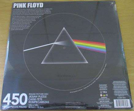 PINK FLOYD The Dark Side of the Moon 450 Piece Picture Disc Puzzle