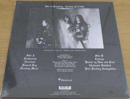 MAYHEM Live In Sarpsborg LP VINYL Record