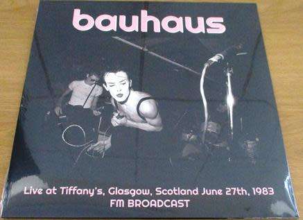 BAUHAUS Live At Tiffanys, Glasgow, Scotland June 27th, 1983 FM Broadcast PINK LP VINYL Record