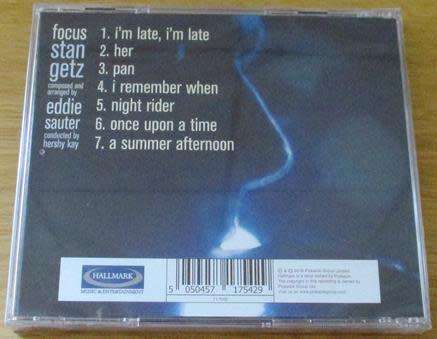 STAN GETZ / EDDIE SAUTER Focus CD