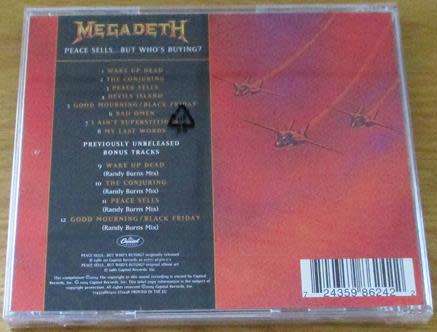 MEGADETH Peace Sells... but who`s buying? Remixed & Remastered CD IMPORT CD