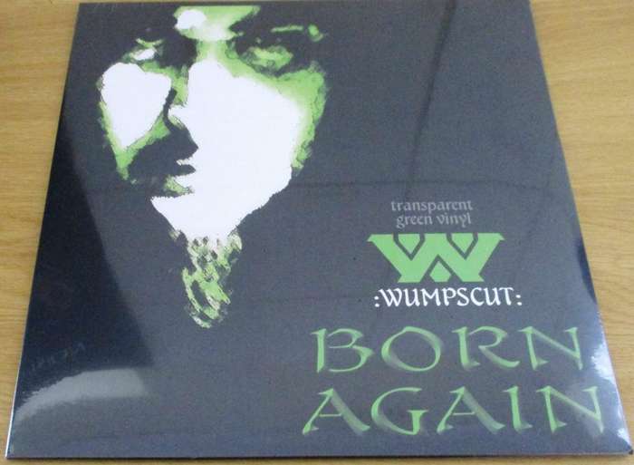 WUMPSCUT Born Again GREEN TRANSPARENT Vinyl Record + A1 POSTER