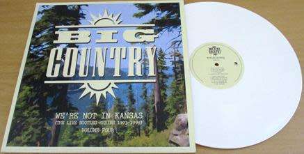 BIG COUNTRY We're Not in Kansas (The Live Bootleg Series 1993-1998) Volume 4 WHITE 2xLP VINYL Record