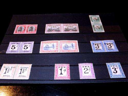 SWA OFFICIALS AND POSTAGE DUES- NICE MINT ON STOCK CARD
