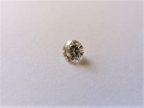 1 x 0.12 ct Round Brilliant Natural Diamond
