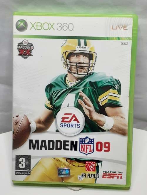 Madden NFL 09 game (Xbox 360)