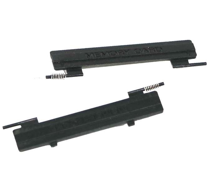 Playstation 2, black memory flap covers for ps2 slim