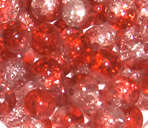 *Sale* Assorted crackle glass beads 8mm (50pcs)