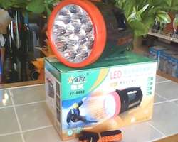 Black & Red Rechargeable Torch