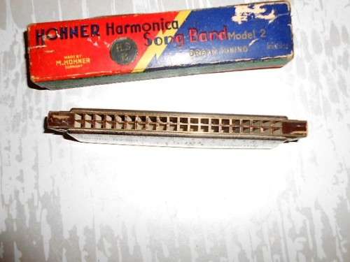 VINTAGE HOHNER HARMONICA  SONG BAND  MODEL 2 ORGAN TUNING