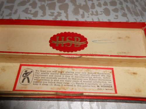VINTAGE HOHNER HARMONICA  SONG BAND  MODEL 2 ORGAN TUNING