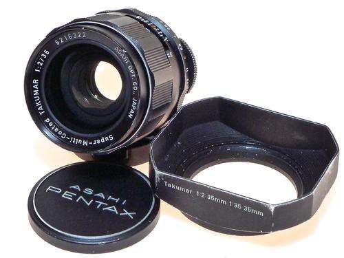 Asahi Pentax Super-Multi-Coated Takumar 35mm f/2***Fast,Scarce M42***