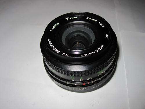 P/K Vivitar 28mm f2,8 MC