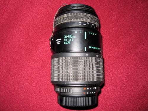 Nikon mount,Quantaray Tech-10 AF,70-300mm f4-5,6D Macro
