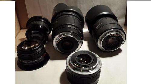 LATE ENTRY Lot Of 5 Miscellaneous  Lenses Being Sold For Parts Or Repair AS IS