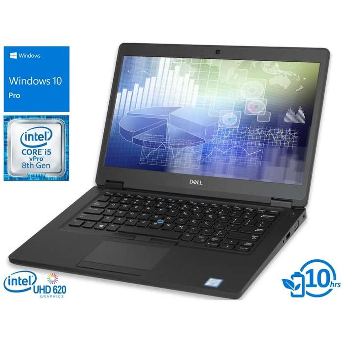 Dell Latitude Notebook 5490 Intel i5-8350U, 16GB 256GB SSD, 14`-windows 10 pro