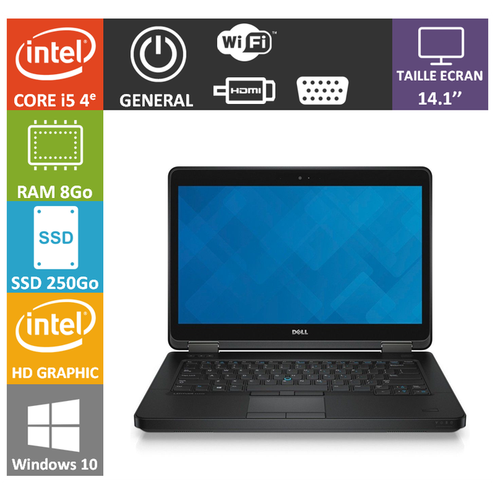 Dell laptop Latitude E5440 core i5 8GB-256SSD