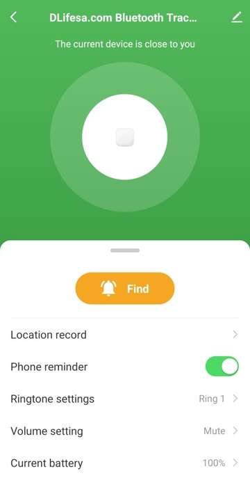 Smart Life Tuya Bluetooth Anti-lost Tracker Tag