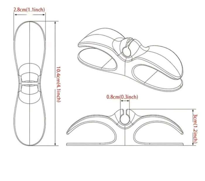 4pc Power Cord Organizer