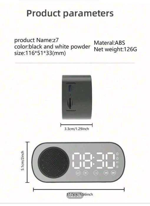 Multifunction Desktop Digital Alarm