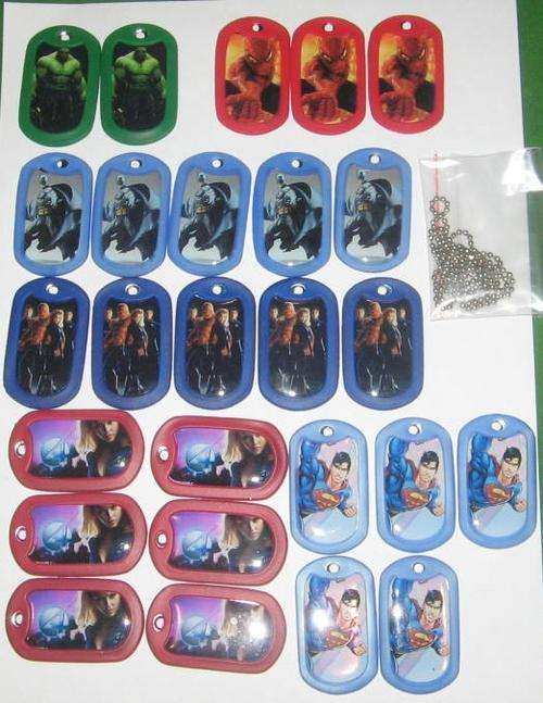 Super Hero Dog Tags