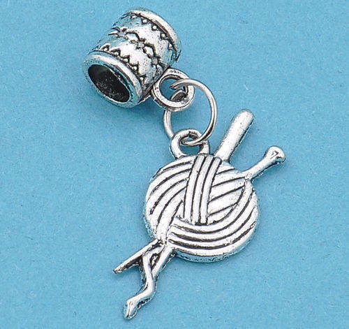 1pcs Tibetan silver Snake and mace dangle fit European style charm bracelet  C048