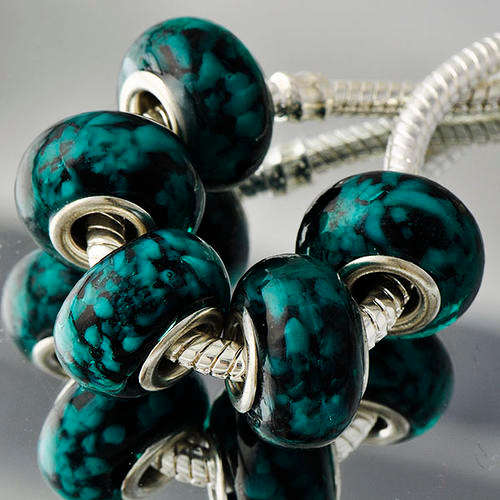 1pcs GLASS BEADS Fit European Charm Bracelets  A3277