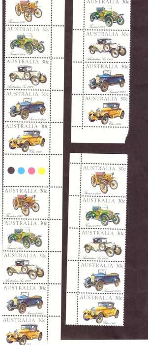 Australia .Scott cat. 892. 1984 issue.  MNH. in strips