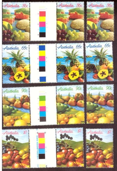 Australia .Scott cat 1015-1018. 1987 issue.  MNH. gutter
