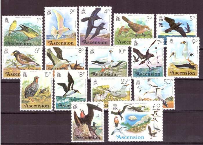 Ascension.  Scott #196-211.Full set  MNH  1976