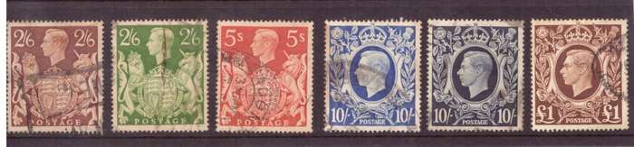 GB1939  George VI. Set used.
