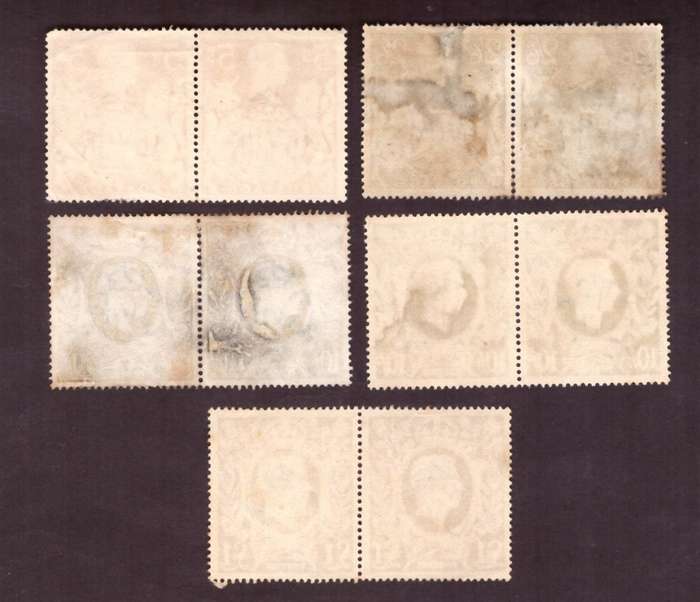 GB 1939  George VI. Pairs used.