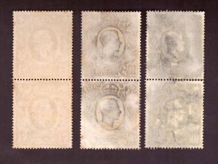 GB1939  George VI.  vertical pairs used.